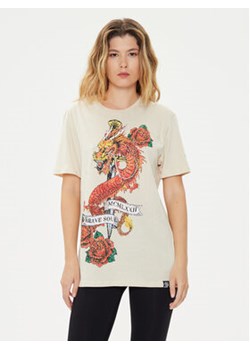 Brave Soul T-Shirt MTS-149LENNON Écru Straight Fit ze sklepu MODIVO w kategorii T-shirty męskie - zdjęcie 172598206