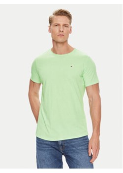 Tommy Jeans T-Shirt Jaspe DM0DM09586 Zielony Slim Fit ze sklepu MODIVO w kategorii T-shirty męskie - zdjęcie 172598367