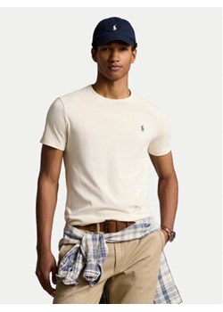 Polo Ralph Lauren T-Shirt 710671438371 Écru Custom Slim Fit ze sklepu MODIVO w kategorii T-shirty męskie - zdjęcie 172598429