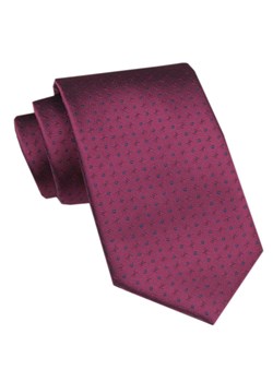 Elegancki Krawat Męski Angelo di Monti - Bordowy, Drobny Groszek KRADM2102 ze sklepu JegoSzafa.pl w kategorii Krawaty - zdjęcie 172598657