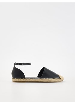 Reserved - Skórzane sandały rzymianki - czarny ze sklepu Reserved w kategorii Espadryle damskie - zdjęcie 172599839