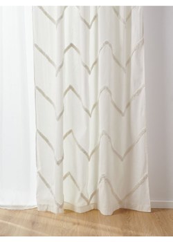 Sinsay - Zasłona bawełniana - kremowy ze sklepu Sinsay w kategorii Zasłony - zdjęcie 172600747