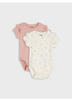 Sinsay - Body 2 pack - różowy ze sklepu Sinsay w kategorii Body niemowlęce - zdjęcie 172600785