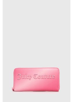 Juicy Couture portfel damski kolor różowy WIJJM5341WVP ze sklepu ANSWEAR.com w kategorii Portfele damskie - zdjęcie 172601268