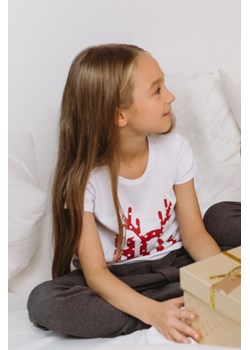 Koszulka dziewczęca ze świątecznym motywem ze sklepu 5.10.15 w kategorii Bluzki dziewczęce - zdjęcie 172601357