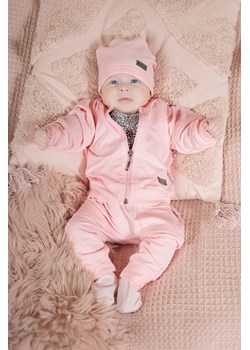 Różowy komplet dla niemowlaka 4-częściowy ze sklepu 5.10.15 w kategorii Odzież dla niemowląt - zdjęcie 172601379
