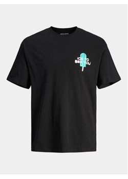 Jack&Jones T-Shirt Jorfrutti 12256926 Czarny Wide Fit ze sklepu MODIVO w kategorii T-shirty męskie - zdjęcie 172602799