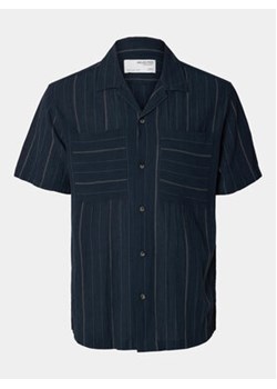 Selected Homme Koszula Slhreg-Mix 16093647 Granatowy Regular Fit ze sklepu MODIVO w kategorii Koszule męskie - zdjęcie 172602815
