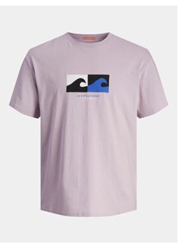 Jack&Jones T-Shirt Jormarbella 12255569 Fioletowy Relaxed Fit ze sklepu MODIVO w kategorii T-shirty męskie - zdjęcie 172602838