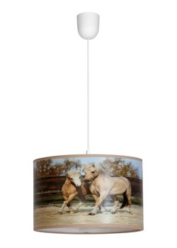 Nowoczesna lampa wiszaca z abażurem - N40-Lakos ze sklepu Edinos.pl w kategorii Lampy wiszące - zdjęcie 172605427