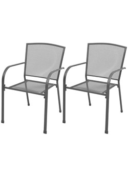 Zestaw metalowych krzeseł ogrodowych - Sella ze sklepu Edinos.pl w kategorii Zestawy mebli ogrodowych - zdjęcie 172605949