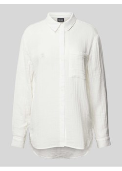 Bluzka koszulowa z fakturowanym wzorem model ‘MASTINA’ ze sklepu Peek&Cloppenburg  w kategorii Koszule damskie - zdjęcie 172606226