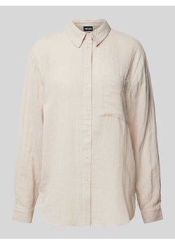Bluzka koszulowa z fakturowanym wzorem model ‘MASTINA’ ze sklepu Peek&Cloppenburg  w kategorii Koszule damskie - zdjęcie 172606245