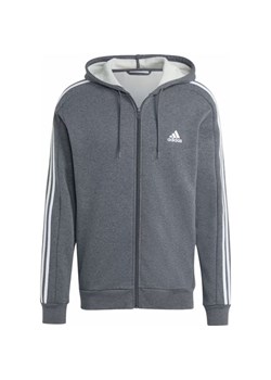 Bluza męska Essentials Fleece 3-Stripes Full-Zip Adidas ze sklepu SPORT-SHOP.pl w kategorii Bluzy męskie - zdjęcie 172606539