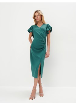 Mohito - Elegancka zielona sukienka midi - miętowy ze sklepu Mohito w kategorii Sukienki - zdjęcie 172607876