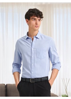 Sinsay - Koszula regular fit - niebieski ze sklepu Sinsay w kategorii Koszule męskie - zdjęcie 172609436