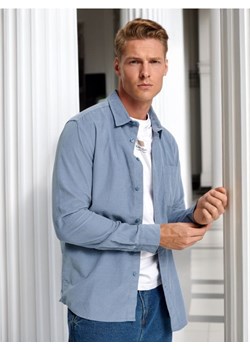 Sinsay - Koszula regular fit - błękitny ze sklepu Sinsay w kategorii Koszule męskie - zdjęcie 172609447