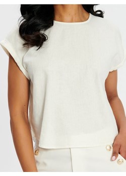 Sinsay - Koszulka - kremowy ze sklepu Sinsay w kategorii Bluzki damskie - zdjęcie 172609518