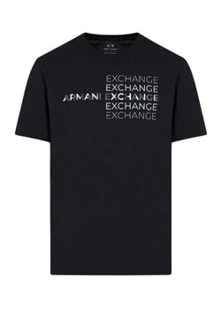 t-shirt męski  armani exchange 3dztac zj9tz czarny ze sklepu Royal Shop w kategorii T-shirty męskie - zdjęcie 172609606