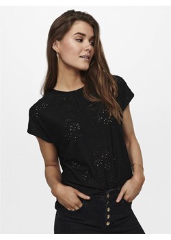 ONLY Koszulka w kolorze czarnym ze sklepu Limango Polska w kategorii Bluzki damskie - zdjęcie 172613048