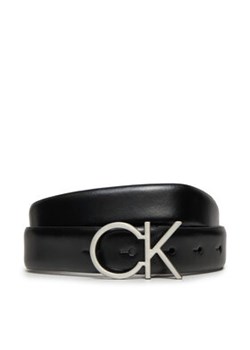 Calvin Klein Pasek Damski Re-Lock Ck Logo Belt 30Mm K60K610157 Czarny ze sklepu MODIVO w kategorii Paski damskie - zdjęcie 172613355