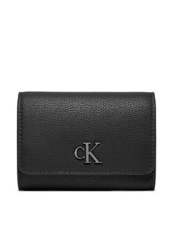 Calvin Klein Jeans Duży Portfel Damski Minimal Monogram Med K60K612376 Czarny ze sklepu MODIVO w kategorii Portfele damskie - zdjęcie 172613375