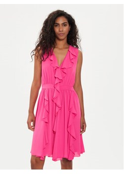 Liu Jo Sukienka codzienna CA4217 TS055 Różowy Regular Fit ze sklepu MODIVO w kategorii Sukienki - zdjęcie 172613409