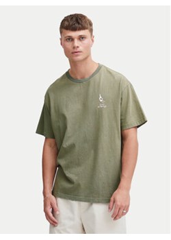 Solid T-Shirt Ismail 21108240 Zielony Regular Fit ze sklepu MODIVO w kategorii T-shirty męskie - zdjęcie 172613557