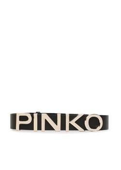 Pinko Pasek Damski Love Letter H4 102135 A1A8 Czarny ze sklepu MODIVO w kategorii Paski damskie - zdjęcie 172613636