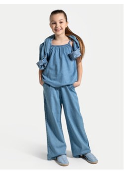 Coccodrillo Spodnie materiałowe WC4119101HGJ Niebieski Relaxed Fit ze sklepu MODIVO w kategorii Spodnie dziewczęce - zdjęcie 172613666