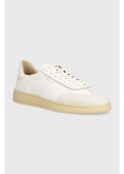 Gant sneakersy skórzane Cuzmo kolor biały 28631480.G29 ze sklepu ANSWEAR.com w kategorii Trampki męskie - zdjęcie 172615238