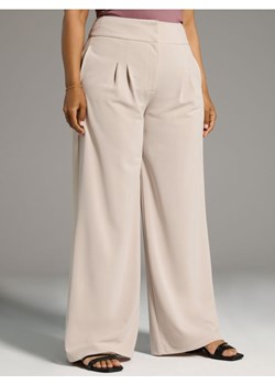Sinsay - Spodnie eleganckie - kremowy ze sklepu Sinsay w kategorii Spodnie damskie - zdjęcie 172615559