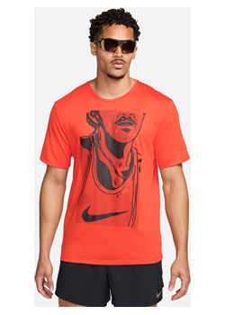 Męska koszulka z krótkim rękawem do biegania Nike Rise 365 Run Energy - Czerwony ze sklepu Nike poland w kategorii T-shirty męskie - zdjęcie 172615986