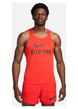 Męska koszulka bez rękawów do biegania Nike Fast Run Energy - Czerwony ze sklepu Nike poland w kategorii T-shirty męskie - zdjęcie 172615987