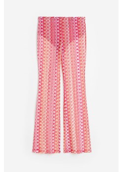 H & M - Rozszerzane legginsy - Różowy ze sklepu H&M w kategorii Spodnie damskie - zdjęcie 172616029