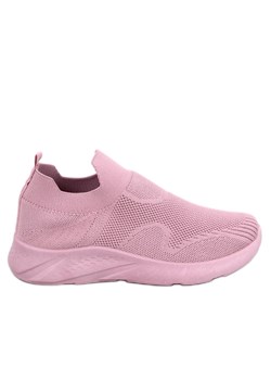 Buty sportowe skarpetkowe Goff Pink różowe ze sklepu ButyModne.pl w kategorii Buty sportowe damskie - zdjęcie 172616087