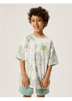 Koszulka CLTN K TD 124 Szary-Turkus 122-128 ze sklepu Diverse w kategorii T-shirty chłopięce - zdjęcie 172616927