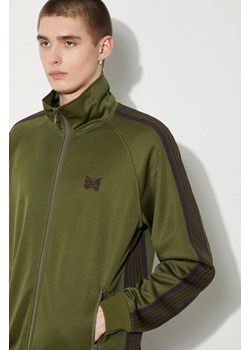 Needles bluza Track Jacket męska kolor zielony z aplikacją OT226 ze sklepu PRM w kategorii Bluzy męskie - zdjęcie 172617288