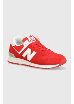 New Balance sneakersy 574 kolor czerwony U574GEE ze sklepu PRM w kategorii Buty sportowe męskie - zdjęcie 172617435