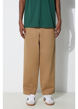 Fred Perry spodnie bawełniane Straight Leg Twill Trouser kolor beżowy w fasonie chinos T6530.363 ze sklepu PRM w kategorii Spodnie męskie - zdjęcie 172617497