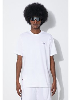 adidas Originals t-shirt bawełniany Climacool męski kolor biały gładki JG8050 ze sklepu PRM w kategorii T-shirty męskie - zdjęcie 172617657