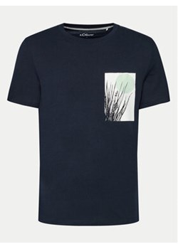 s.Oliver T-Shirt 2143915 Granatowy Regular Fit ze sklepu MODIVO w kategorii T-shirty męskie - zdjęcie 172618809