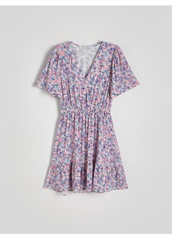 Reserved - Sukienka z wiskozy - wielobarwny ze sklepu Reserved w kategorii Sukienki - zdjęcie 172620279