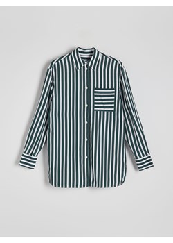 Reserved - Koszula z żakardowej tkaniny - wielobarwny ze sklepu Reserved w kategorii Koszule damskie - zdjęcie 172620319