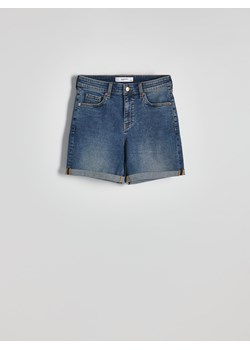Reserved - Szorty jeansowe - granatowy ze sklepu Reserved w kategorii Szorty - zdjęcie 172620329