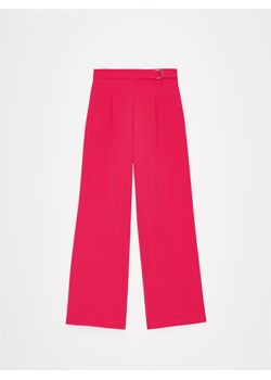 Mohito - Różowe spodnie z szeroką nogawką - mocny różowy ze sklepu Mohito w kategorii Spodnie damskie - zdjęcie 172621835