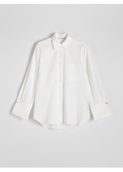 Reserved - Koszula z szerokimi mankietami - biały ze sklepu Reserved w kategorii Koszule damskie - zdjęcie 172621937