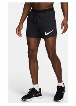 Męskie spodenki do biegania z wszytą bielizną 13 cm Nike Flex Stride Run Energy - Czerń ze sklepu Nike poland w kategorii Spodenki męskie - zdjęcie 172622485