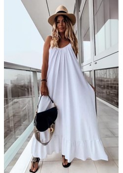 Sukienka MIOLESA WHITE ze sklepu Ivet Shop w kategorii Sukienki - zdjęcie 172622555