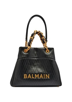 Balmain Skórzana torebka biznesowa 1945 SOFT CABAS-CUIR EMBOSSE GRILLE ze sklepu Gomez Fashion Store w kategorii Torby Shopper bag - zdjęcie 172622586